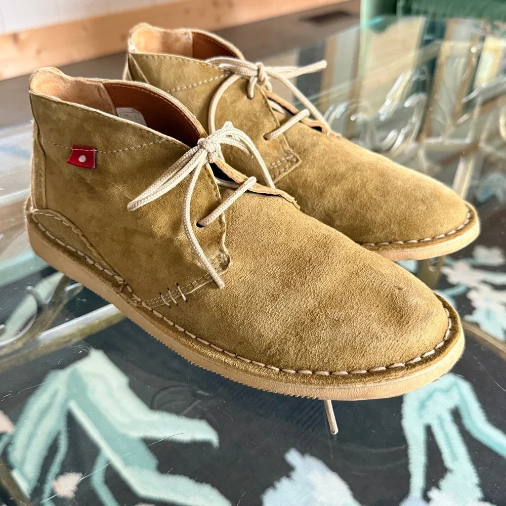 Oliberté Tan Suede Desert Chukka Boots Size EU 39 Men's 6.5 Fair Trade